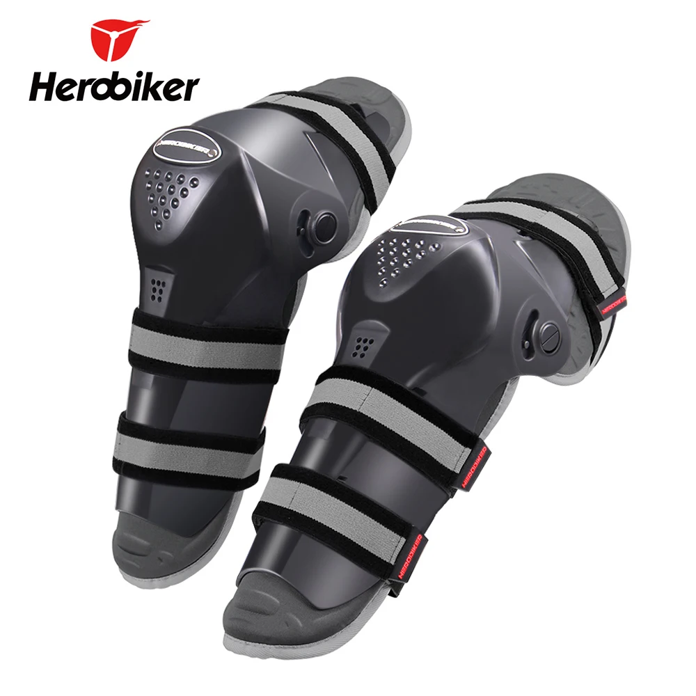 HEROBIKER موتوكروس الركبة معدات الحماية دراجة نارية الركبة منصات Joelheira التزلج نيباد موتو دعامة الركبة دعم واقية