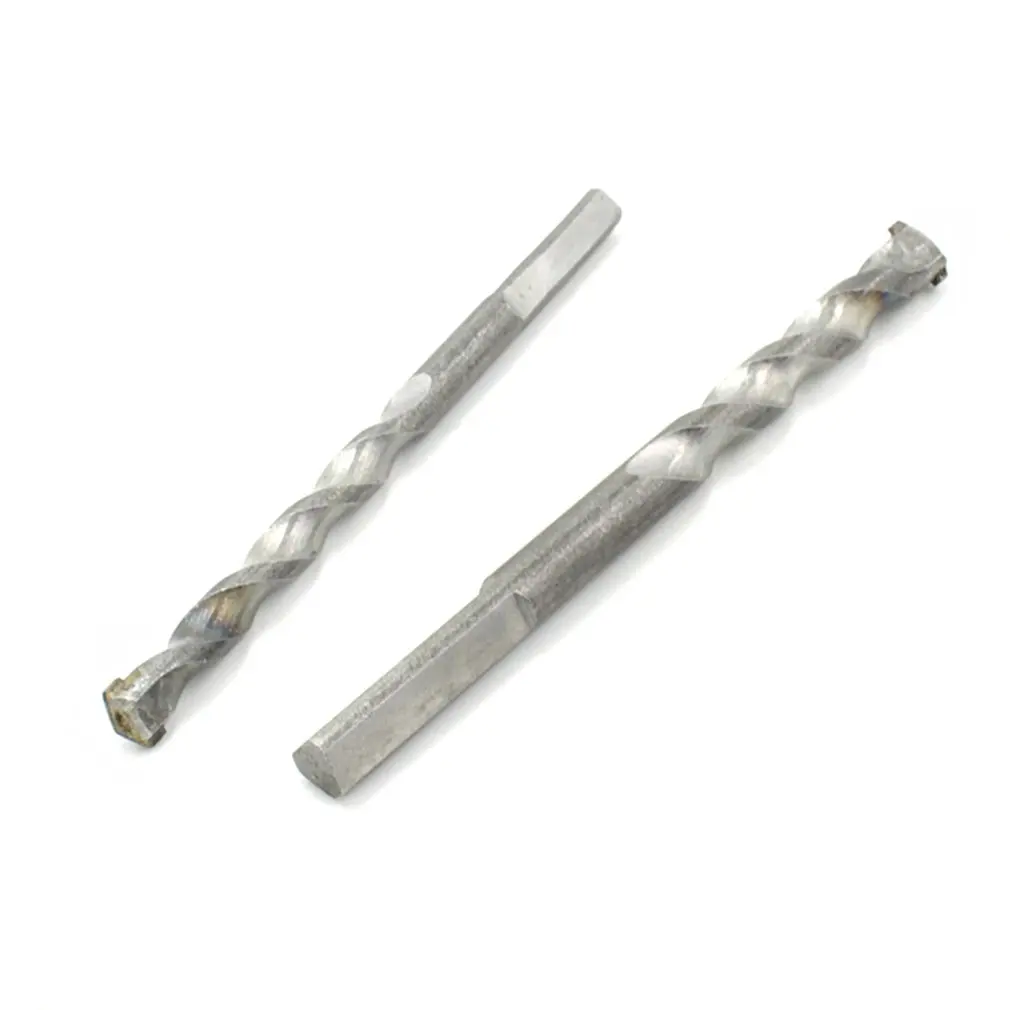 3Pcs Impact Masonry Drill Bit Hand Drill Triangle Handle Cement Concrete Wall Construction Impact Drill Bit Set