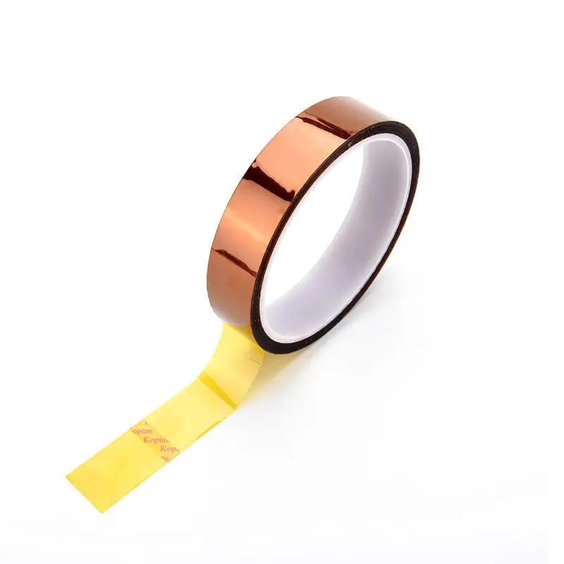 20mmX30M Gold Adhesive Tape High Temperature Heat Resistant Polyimide