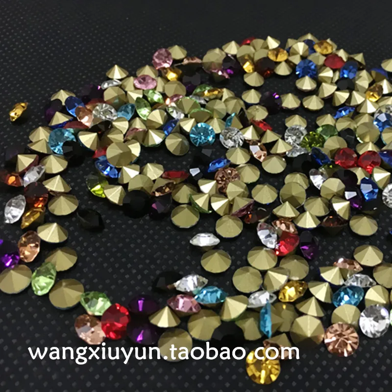 

More Color Glass Chatons Point Back Crystal Fancy Stone 28ss 38ss 45ss