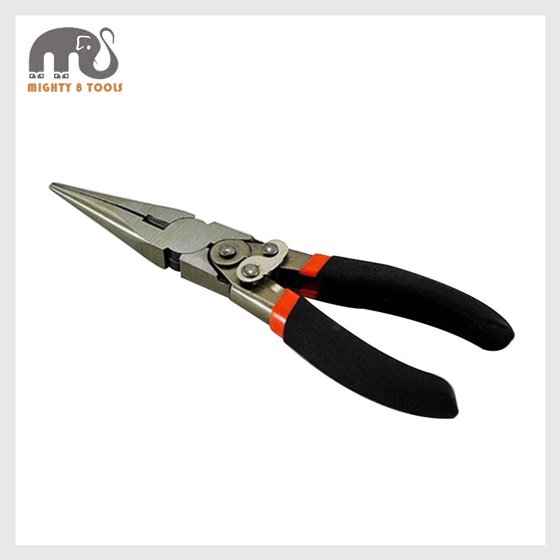 16-Inch Long Reach Pliers Set - Multi-Purpose Straight & Bent Nose