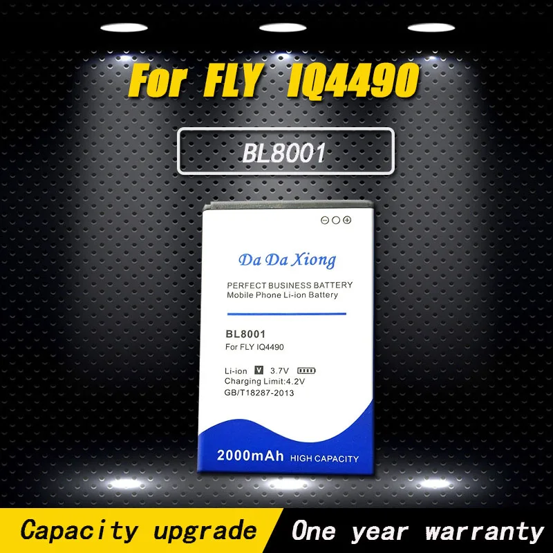 Свежая модель [BL8001] Встроенный мобильный телефон Батарея для FLY IQ4490 IQ436I сотовый |