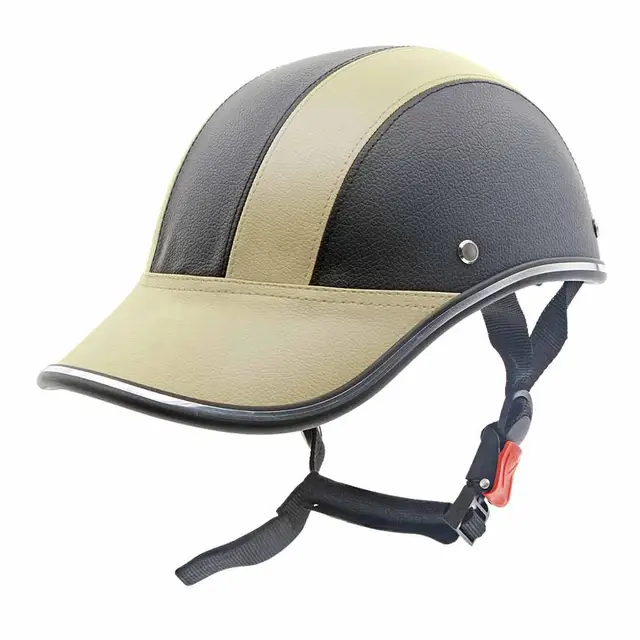 Electric Motorbike Helmet with Sun Visor Summer Baseball Cap Style