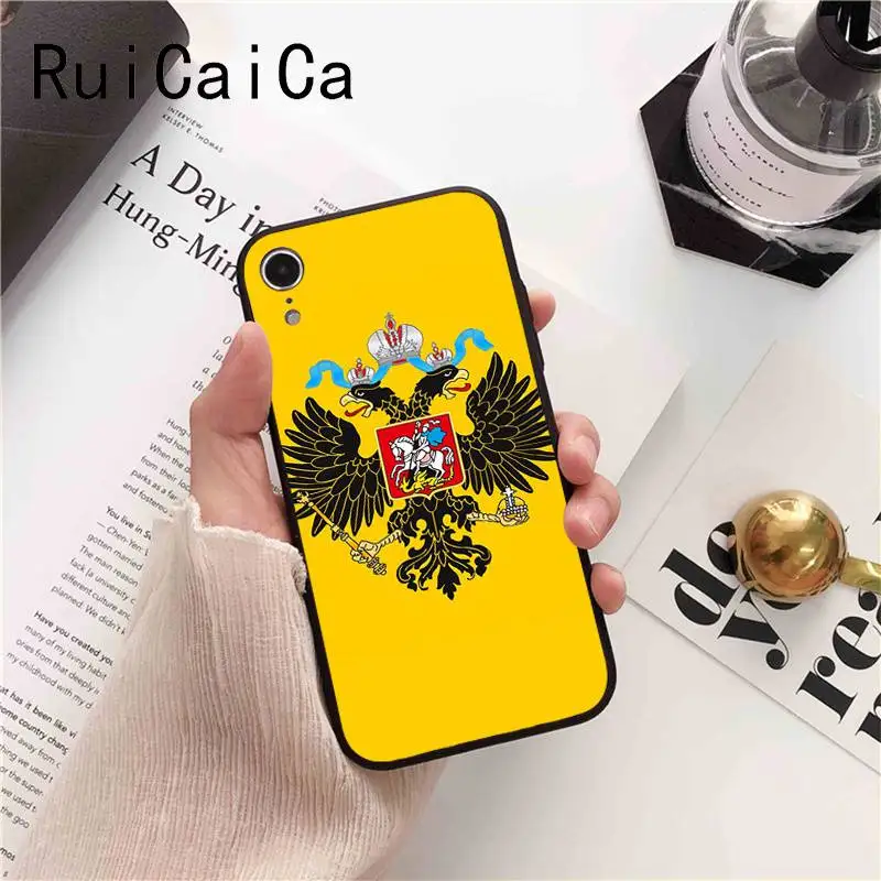 Russian flag national emblem
