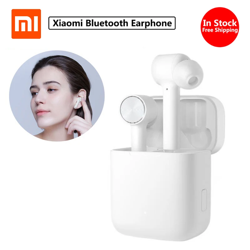 Беспроводные наушники Xiaomi Air Bluetooth TWS True Active с шумоподавлением Smart Touch двусторонние беспроводные наушники