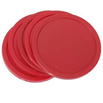 

Hot 4 PCS Air Hockey Puck Table Arcade Game Pucks 82 mm - Red