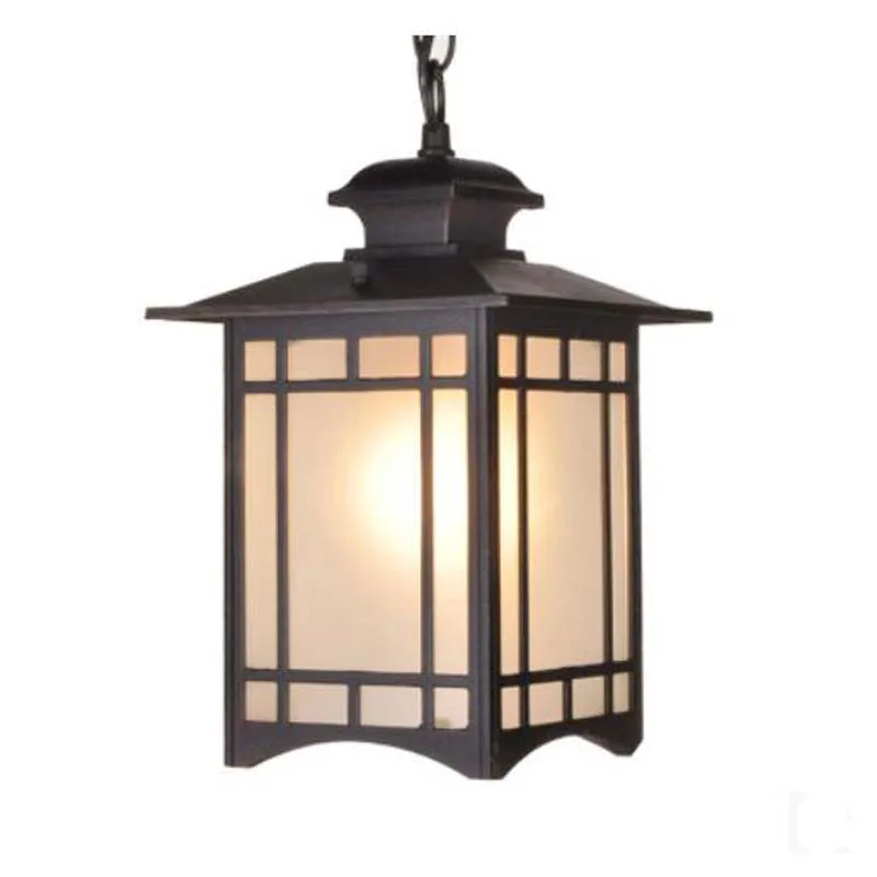 Outdoor patio waterproof aluminum Pendant Lights corridor aisle villa