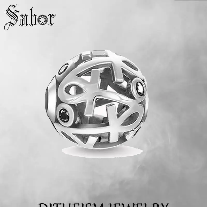 

jewellery DIY Beads Cross of Life Ankh 2019 Fashion Silver Jewelry Ethnic Gift Women Men Boy Girl Fit Bracelets Necklace mens