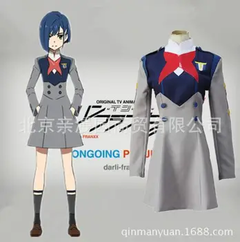 

DARLING in the FRANXX Cosplay HIRO ICHIGO Zero Two MIKU Costume KOKORO School Uniform Sets Suit Outfit