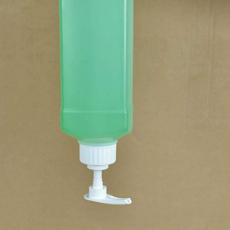 4PCS/set 500ML 1000ML Empty Plastic bottle with pressure pump Shampoo shower gel packaging container Food Grade