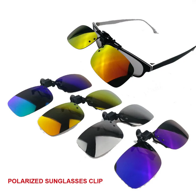 Поляризационные солнцезащитные очки на застежке, очки для близорукости, для рыбалки, для вождения для путешествий, ночное видение, легко откидываются, солнцезащитные очки Oculos