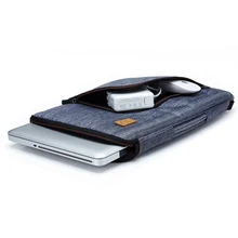 2016 Fashion Multi-functional Denim Laptop Sleeve Case Bag and Adjustable Shoulder Strap-For 13 Inch Notebook / MacBook