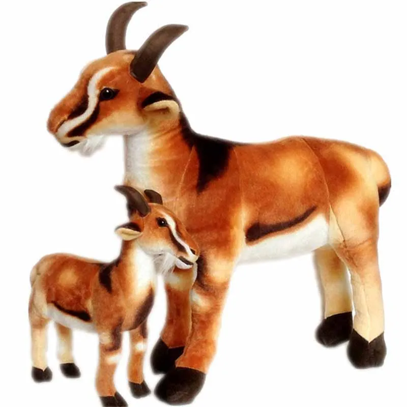 Fancytrader Realistic Emulational Goat Plush Toys Giant Animals Goats