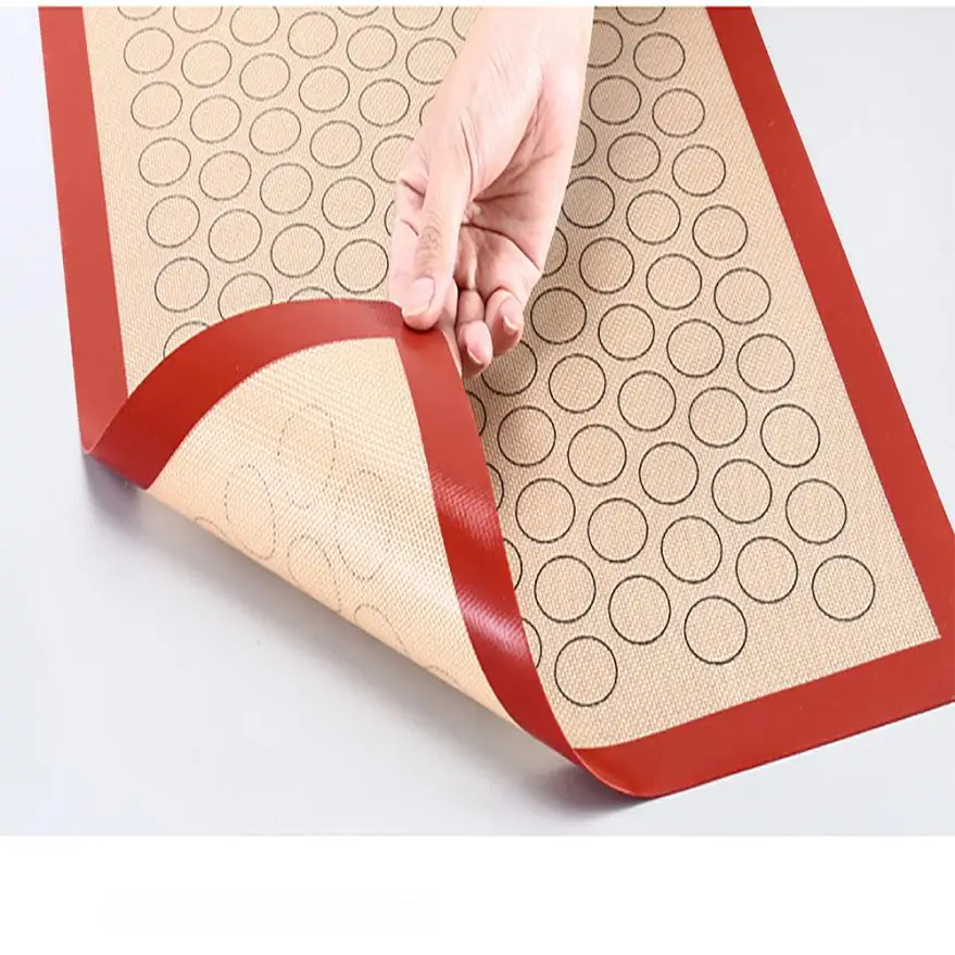 60X40cm Non Stick Sticky Silicone Baking Mat Fondant Bakeware Macaron