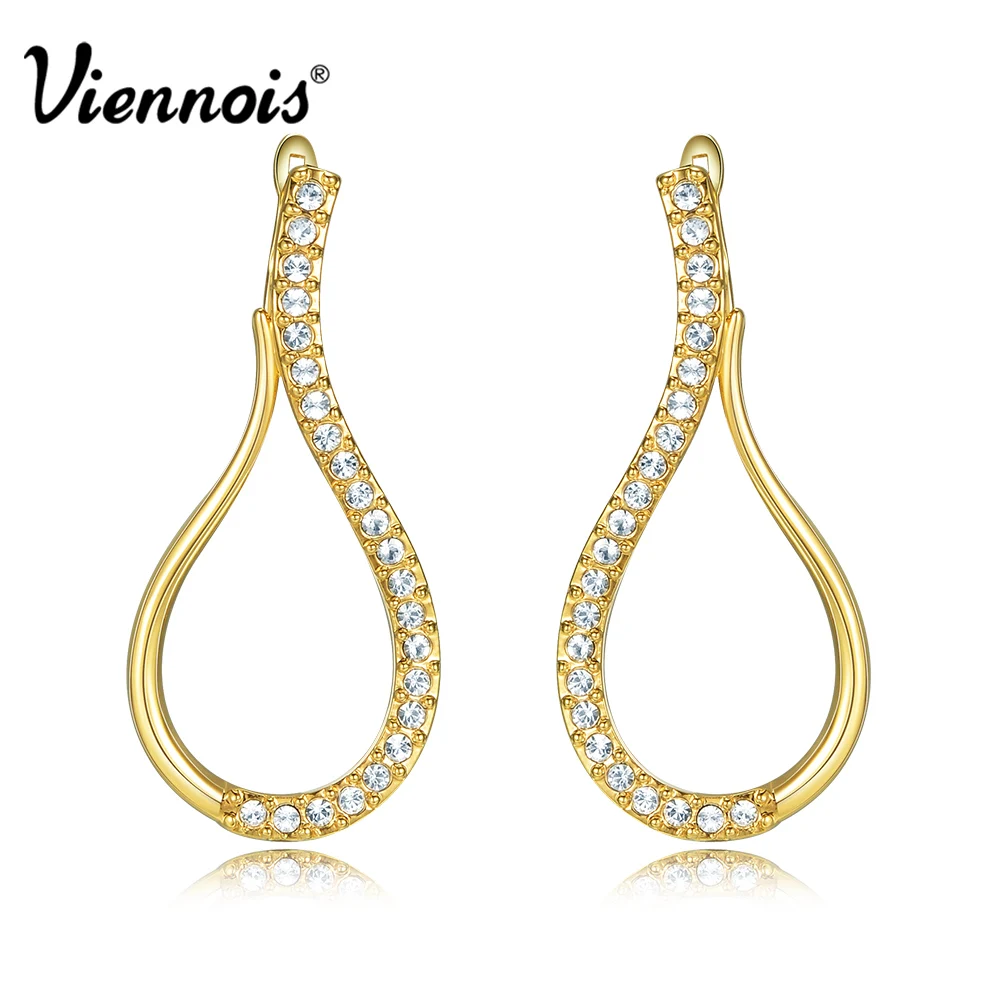 Товар Viennois Luxury Gold Color Women Earrings Fashion ...