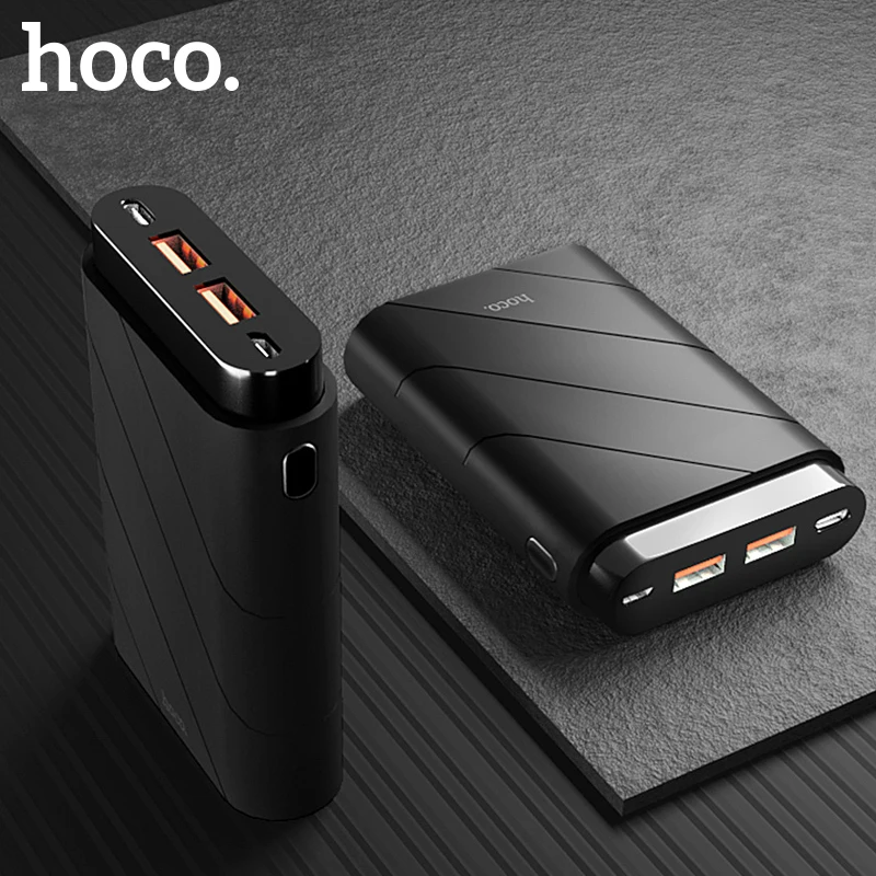 

HOCO Quick Charge 3.0 Power Bank USB Type C PD + QC3.0 Powerbank for iPhone Xs Max XR 8 7 Samsung S9 S8 Battery Charger 10000mAh