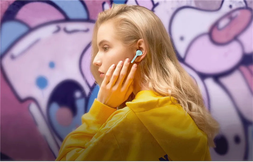 Оригинальные huawei Honor FlyPods Youth TWS True беспроводные Bluetooth наушники стерео микрофон музыка Спорт Мода сенсорная гарнитура Handfree