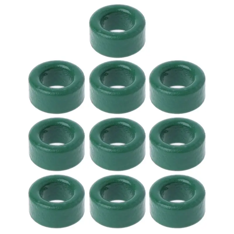 

10Pc Power Transformer Ferrite Ring Inductor Coil Green Iron Toroid Ferrite Core l29k