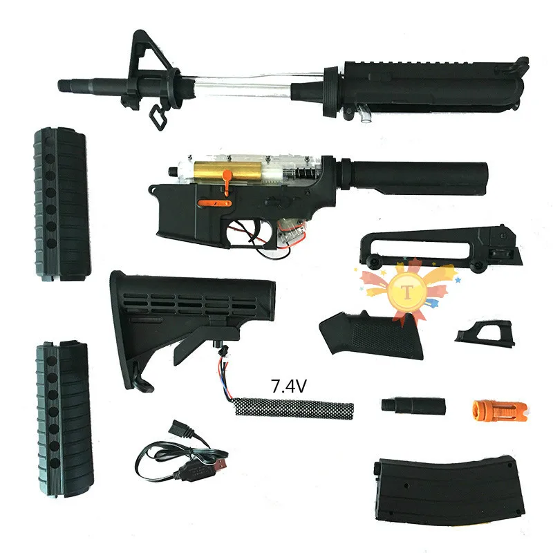 Игрушки Новый Jinming J9-m4a1 гель мяч Blaster нейлон оригинальные аксессуары № 2 игрушечная коробка передач