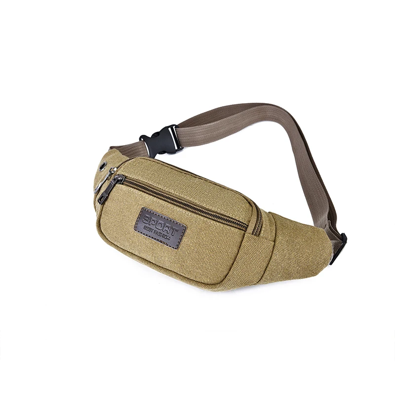 Amarte Personalized Canvas Chest Bags Sport Crossbody Bag Unisex Waist Bags for Easy To Carry