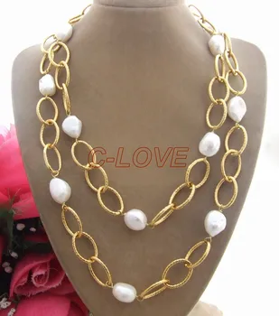

39" 15 mm Baroque Pearl China Necklace
