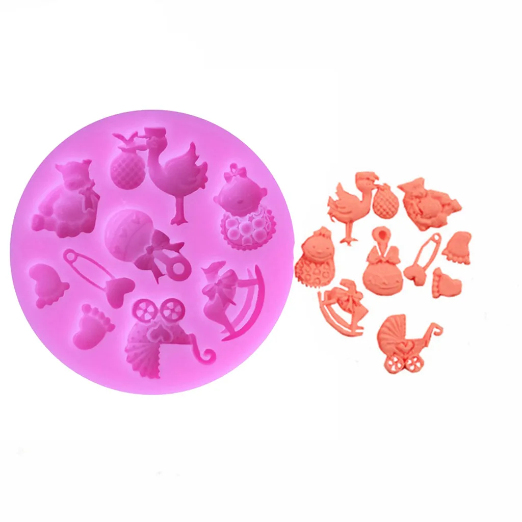 

Cake Mold Decoration Food Grade Silicone Fondant Mold Cake Decorating Chocolate Baking Mould Tool Cake Decorating Mold Creative