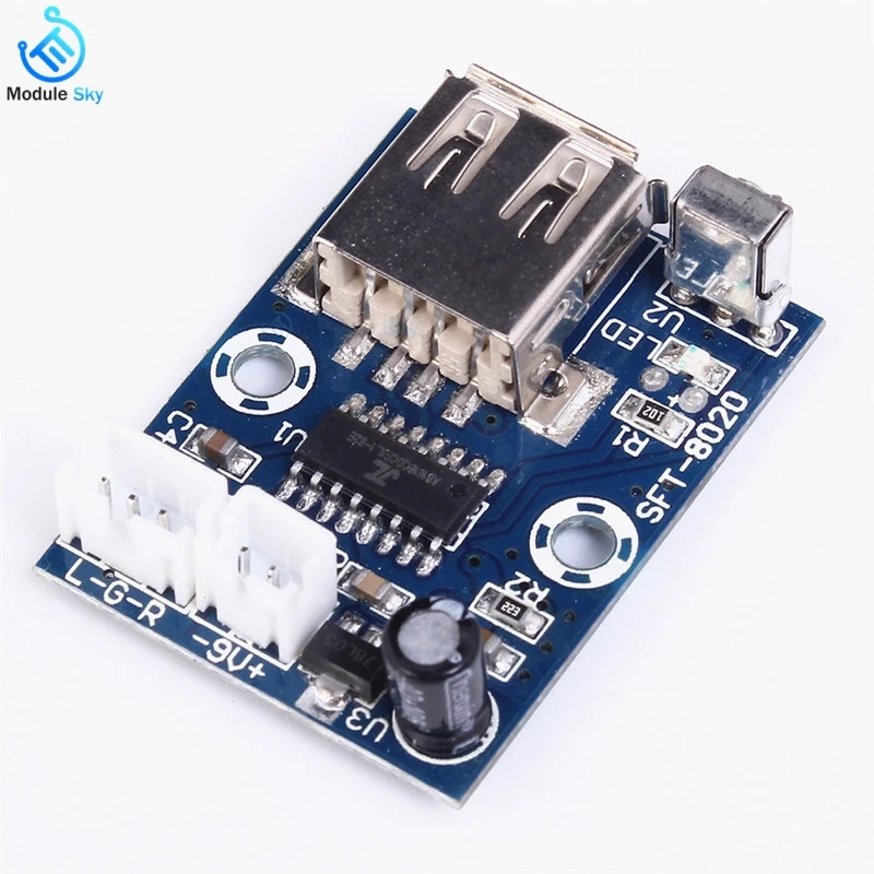 

DAC Module MP3 WMA Decoder Board Audio Module USB TF Radio decodificador equipo de sonido Decoder 12V Audio Module speaker