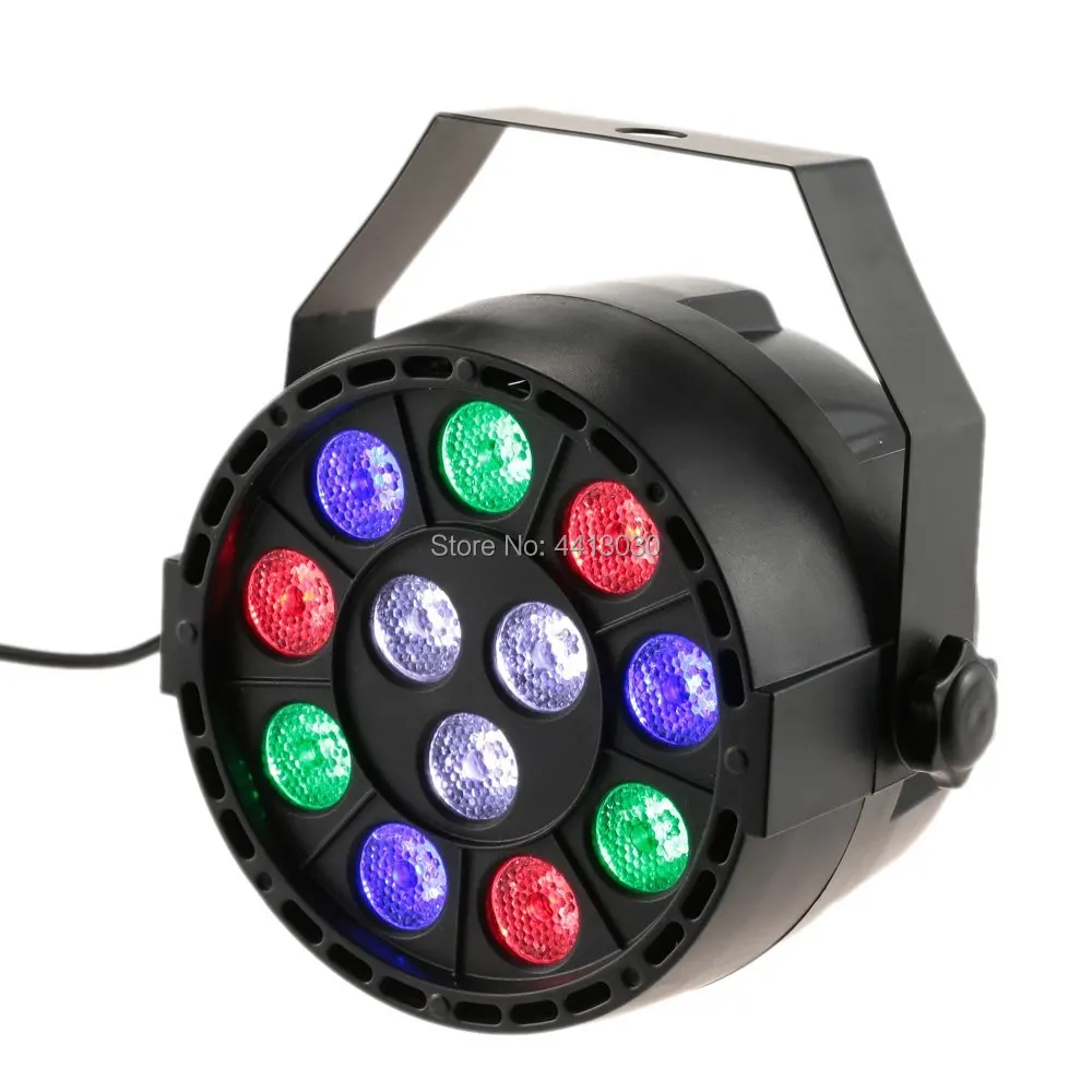 LED الاسمية 12x3 W RGBW مصباح الشريط المنبسط مع DMX512 للديسكو DJ اللون المرحلة الإضاءة