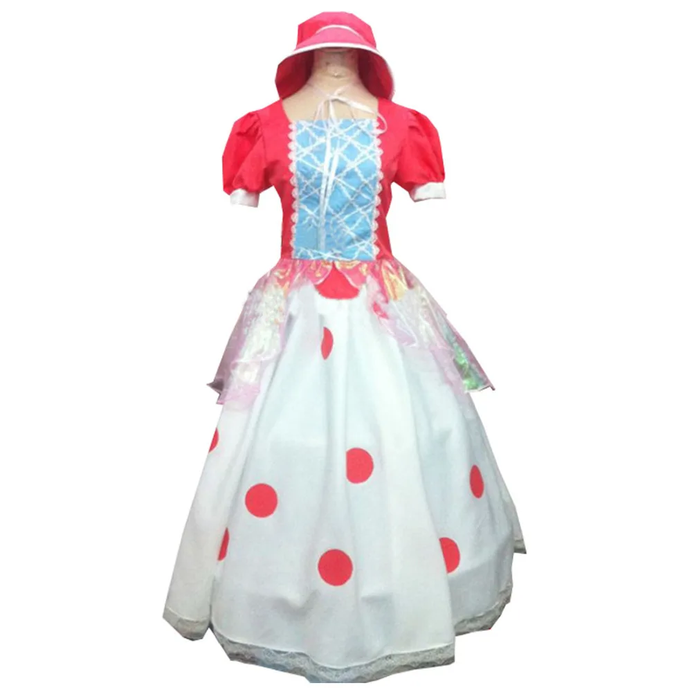 2018 Cartoon Movie Bo Peep Cosplay Costume Bo Peep Cosplay Dress