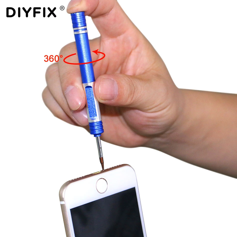 1PC Precision Screwdriver 0.8 Pentalobe 0.6 Y-Type 1.3 Cross 2.5 Phillips 2.5 Hex for iPhone Disassemble Opening Repair Tool Set