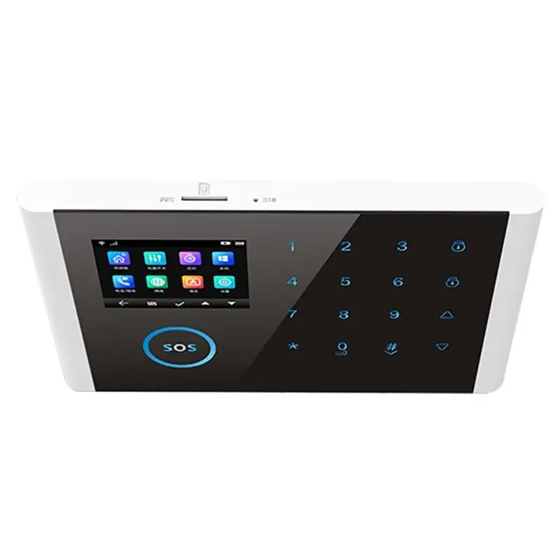 Домашняя Охранная ЖК-клавиатура с сенсорной клавиатурой, wifi, GSM сигнализация, комплект датчиков