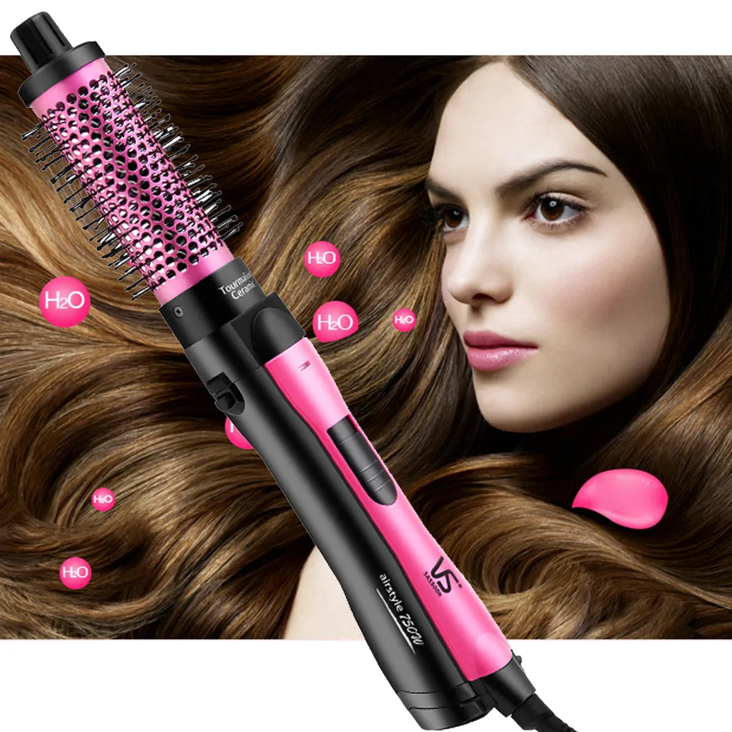 

VS Hair Dryer Straightening Comb Straight Hair Curling Brush Hairdryer Hair Curler Straightening Comb Care Style Curlers