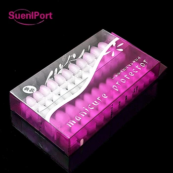 

Sune l Port 288pcs/set Breathing Nails Fake Clear Air Permeable Artificial False Nails Nail Art Decoration Retail Nail Tips Tool