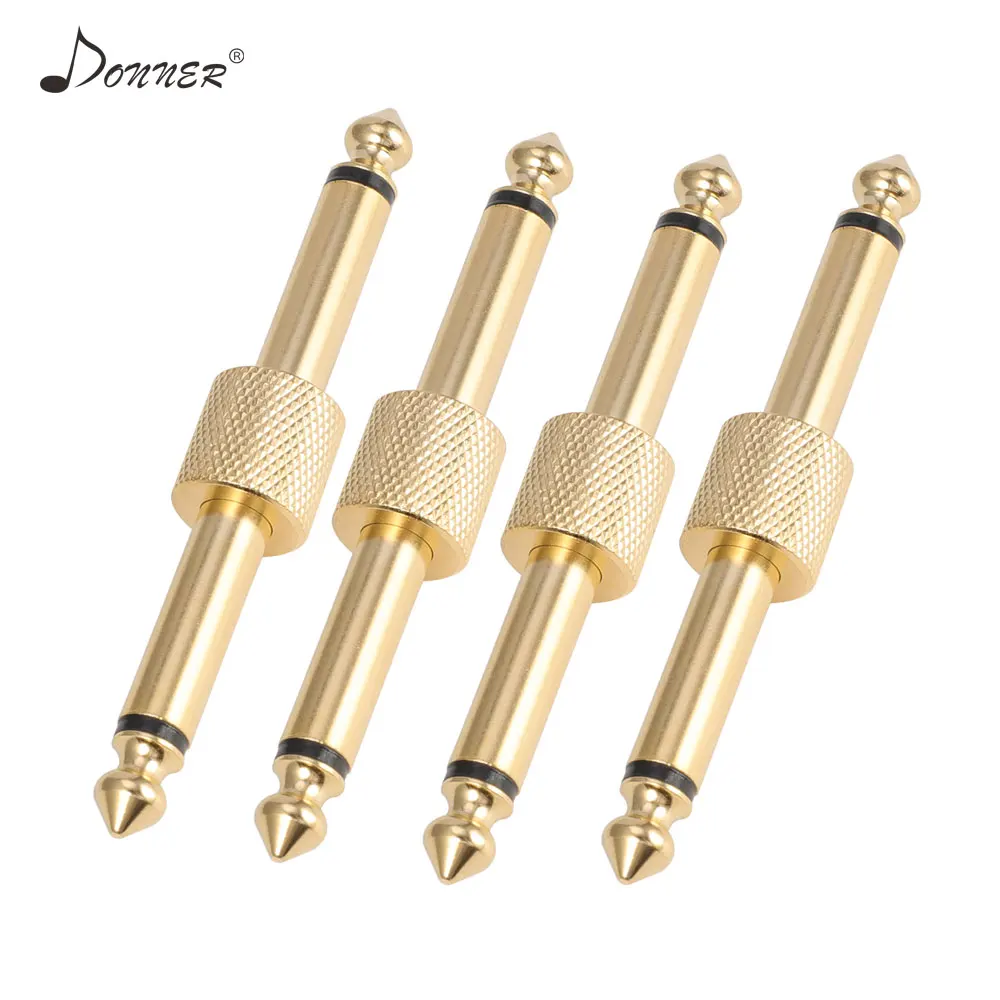 

Donner Guitar Effect Pedal Coupler Connector Adapter Male to Male Musical Instruments Pedal Convert Cable Guitar Accessories