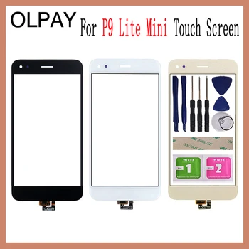 

OLPAY 5.0" Mobile Phone For HuaWei P9 Lite Mini Touch Screen Glass Digitizer Panel Lens Sensor Tools Free Adhesive And Wipes