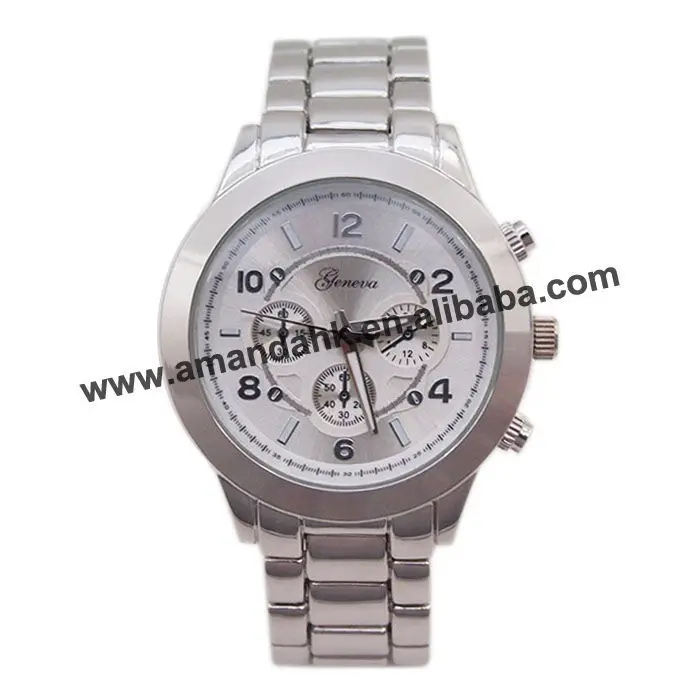 HOT SALE MAN Metal watch chrono steel watch ,50pcs/lot fashion quartz man watch.2013 top brand man stainless steel watch.