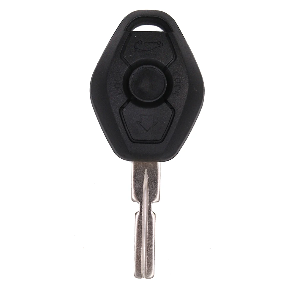 Keyecu Replacement Remote Key Shell Case for BMW Z3 Z4 X3 X5 E36 325i 3 5 7 525i 330i, Car Key Shell with HU58 Blade