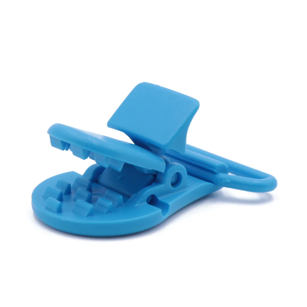 TYRY.HU 5Pcs Multicolor Multifunction Gourd Shape Pacifier Clips Anti-Off Dummy Soother Clip Non-Toxic&Tasteless Baby Can Chew