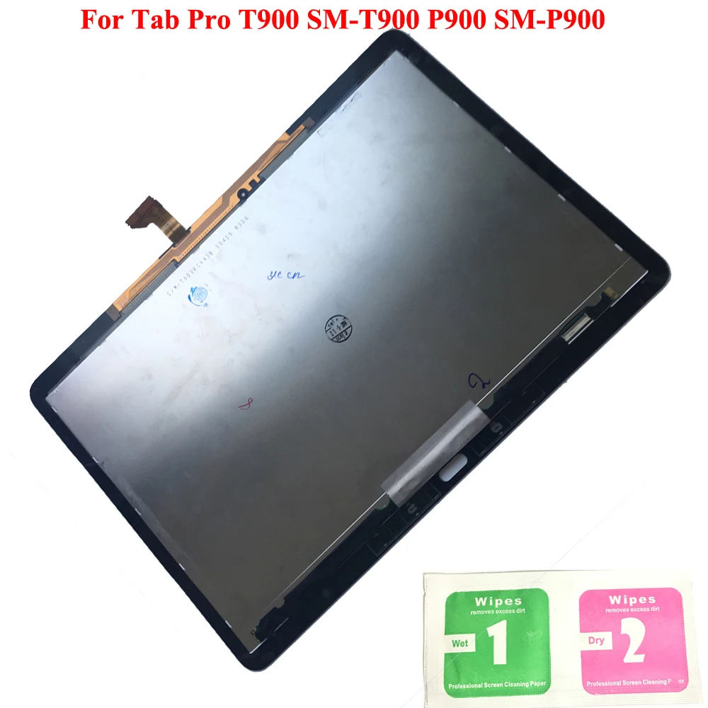 

100% LCD Display Touch Screen Digitizer Sensors Assembly Panel Replacement For Samsung GALAXY Tab Pro T900 SM-T900