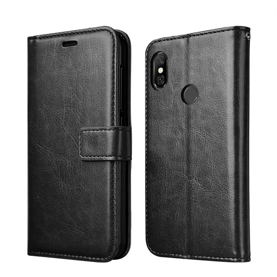 Thouport чехол для Xiaomi Redmi Note 6 Pro 4 + 64 GB кожаный в стиле ретро Чехол портмоне с