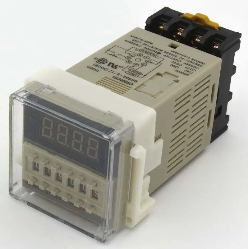 High quality DH48S S repeat cycle time relay / timer with socket (AC