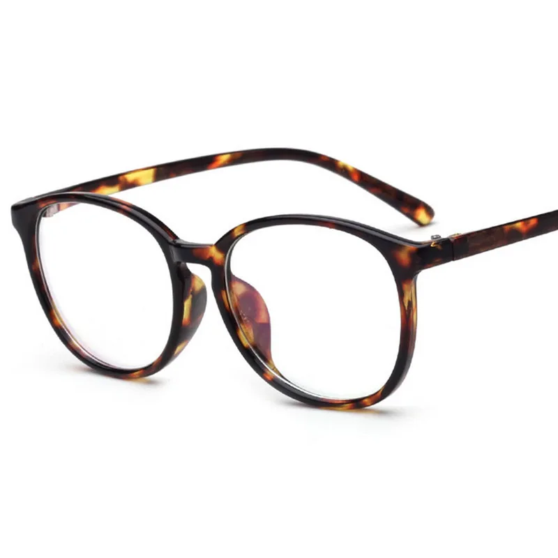 

2019 Round frame PC Eyeglasses Frames Men Women Student Optical Plain Mirror coaded lens Eye Glasses Frame for Myopia glasses