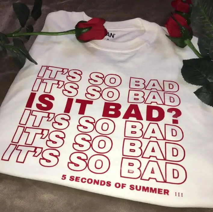 Hillbilly New It'S So Bad Funny Female Street Style Humor Tops Summer Cotton Harajuku Graphic Letters Tees Tumblr t Shirt Women | Женская