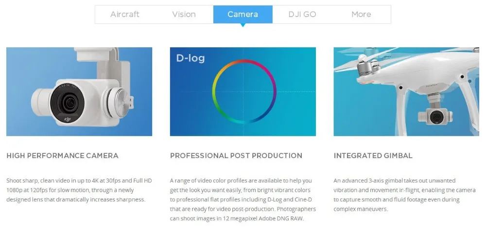 DJI Phantom 4 Camera Drone With Extra Battery Visual Tracking Follow Me, TapFly ,Sport Mode,Obstacle Sensing System