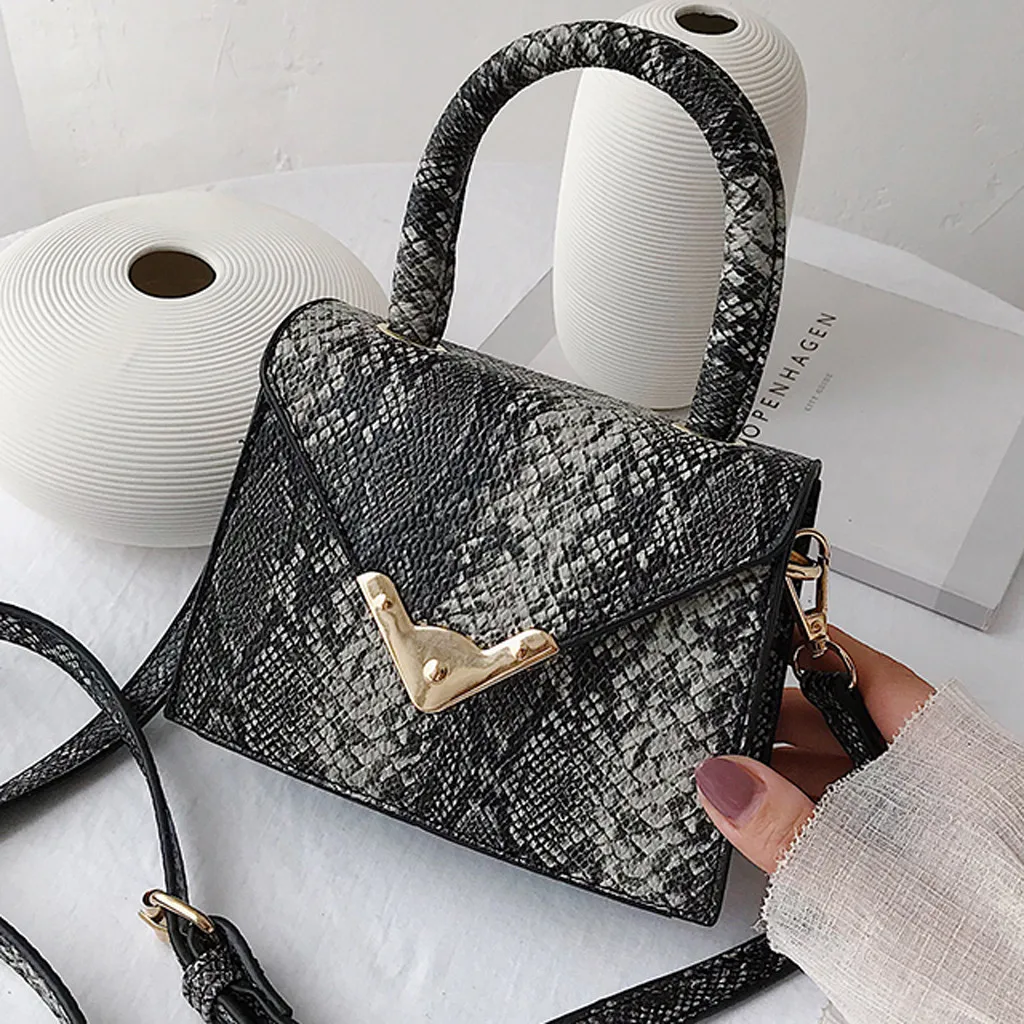 

Luxury Handbag Designer Bags For Women 2019 Leather Flap Clutch Purse Chain Serpentine Ladies Shoulder Messenger Bags Sac A Main