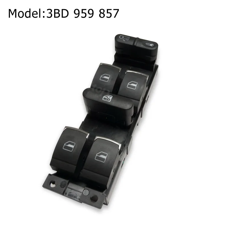 

Master Window Control Switch Button 3BD959857 For Volkswagen Golf 1998-2005 MK4 Passat Driver Front Left Side B5 3BD 959 857