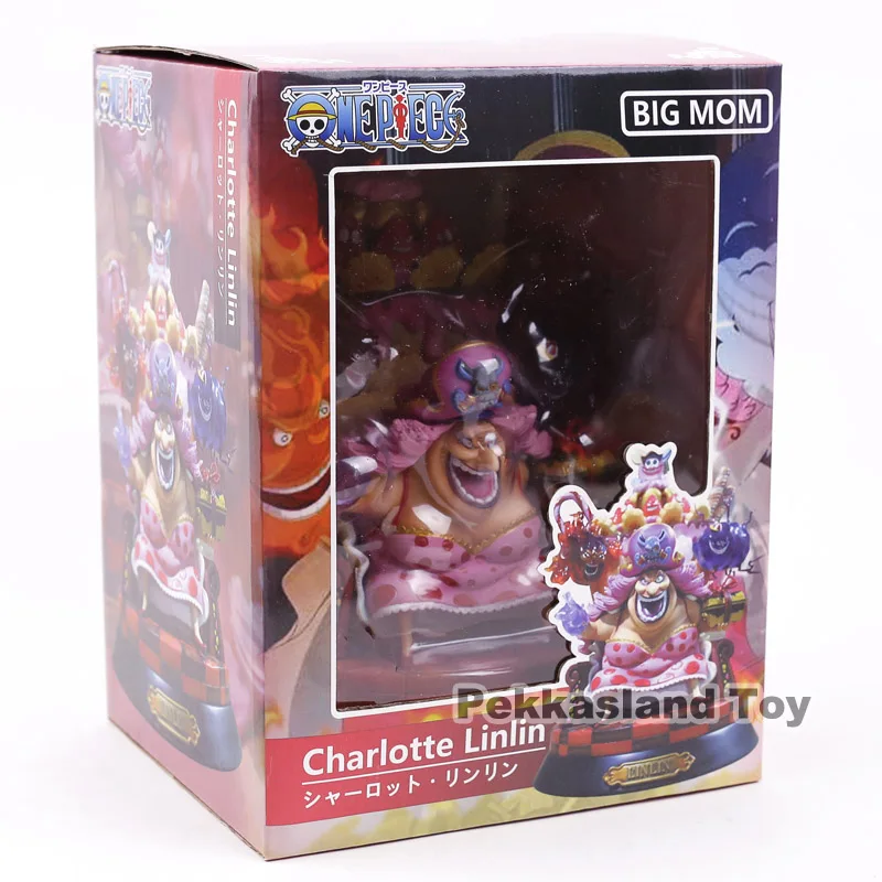 Аниме one piece Big Mom Charlotte Linlin ПВХ фигурка Коллекционная модель игрушки