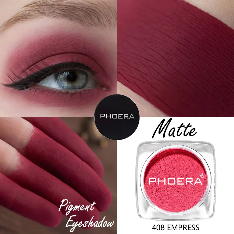 PHOERA Новые матовые тени для век Pallete 12 цветов натуральные бархатистые гладкие водонепроницаемые тени для век Косметическая Палетка Косметика TSLM2