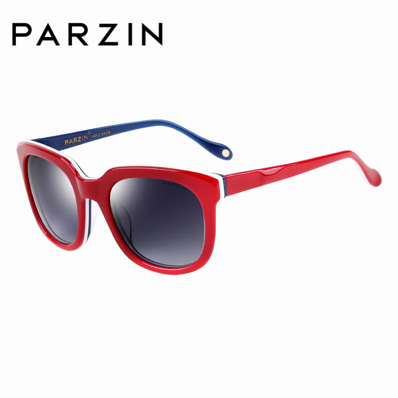Женские высококачественные поляризованные очки для вождения PARZIN, большая коробка с квадратными стеклами, ультралегкая оправа, зеркало, зеркало, очки 9626
