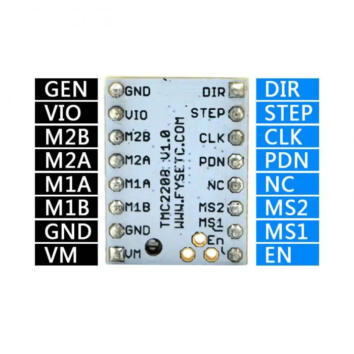 Горячий TMC 2130/2208 Stepstick шаговый двигатель модуль драйвера с радиатором для 3d принтера